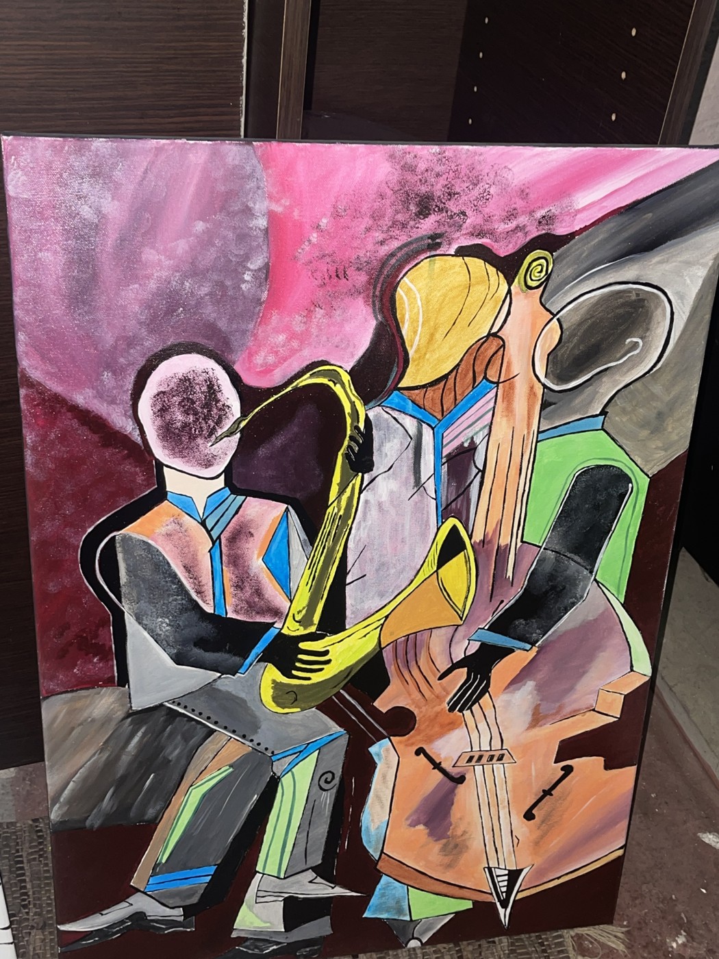 Jazz Trio in Rose
