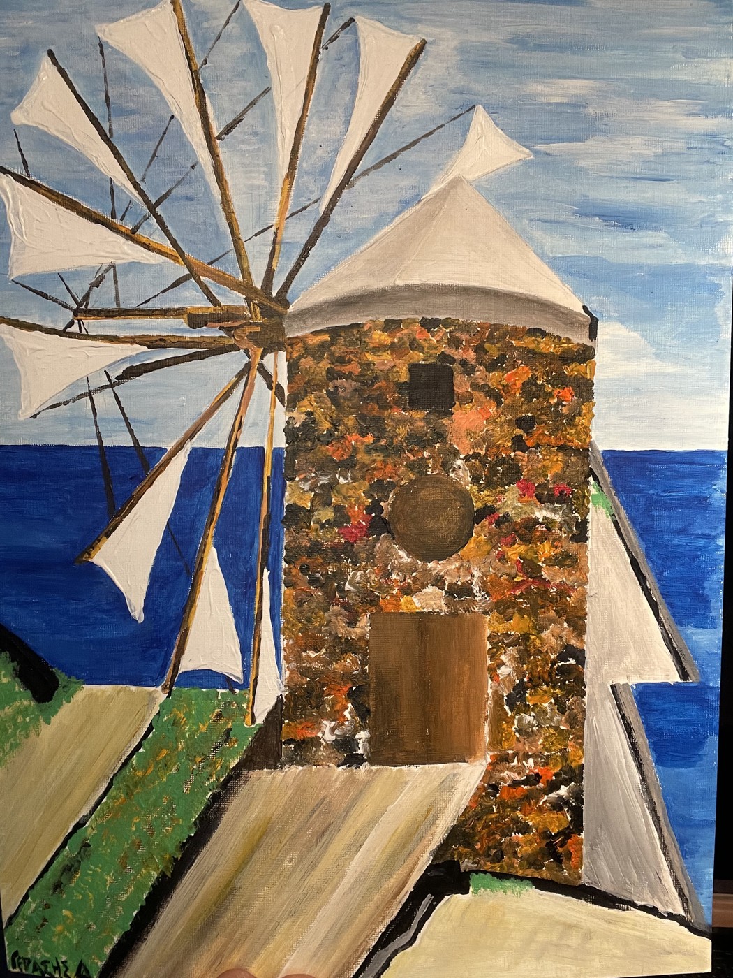 Windmill by the Sea