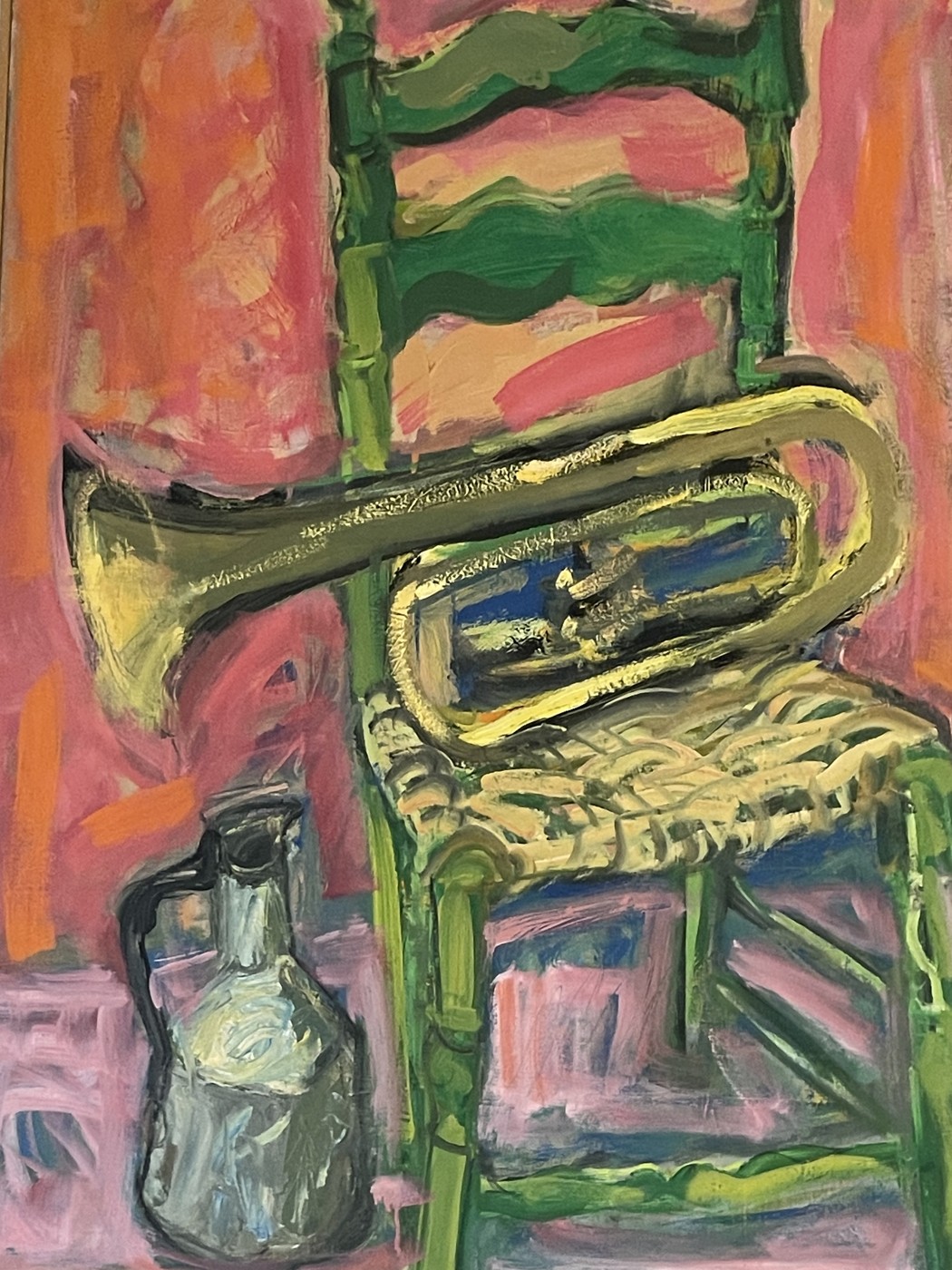 Tuba on the Green Chair